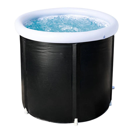 Ice Bath Tub Cold Water Tub with Drain Hole Bathing Bucket for Shower Stall Portable Bathtub for Athletes Kids Traveling Camping